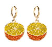 Conch Lobe Boucle fraise mignon fruits vent alliage huile goutte d'oreilles bijoux Art Bijoux Anime Figurine Acryl Earring (E, 5)