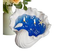 Conch Shell Candle, Sea Theme Candle, Jelly Shell Candle, Soy Wax Candle, Decorative Shell Candle Scented Starfish Candle Jelly Wax Ornament Sea Shell Candle Starfish Scented Candle Creative Atmospher