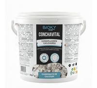 ConchaVital 3kg - Calcium pour Poules Pondeuses et Autres Oiseaux - Coquille d'huître pour Aliments pour Oiseaux +12 minéraux - Amélioration de la Qualité des œufs, corrige Les Carences