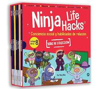 Conciencia social y habilidades de relación SERIE DE COLECCIÓN, libros 49-56: La Ninja Oyente, El Ninja Innovador, La Ninja Comprensiva, El Ninja ... El Ninja Compartir (Spanish Edition)