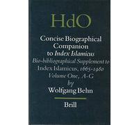 Concise Biographical Companion To Index Islamicus