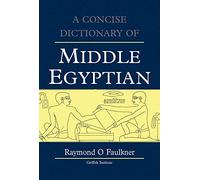 Concise Dictionary of Middle Egyptian