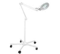 Concise Home LENTE 5 DIOTTRIE LED L AMPADA D'INGRANDIMENTO CON STATIVO, LUCE FREDDA BIANCA PER ESTETISTA, ESTETICA, LABORATORIO E LAVORI DI PRECISIONE