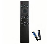 Concise Home Télécommande de Remplacement vocale dédiée pour Smart TV Samsung, référence BN59-01385A, Touches de Raccourci intégrées Netflix/Prime Video/Disney+, fournie avec 2 Piles AAA - Noir