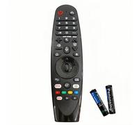 Concise Home Télécommande Magic LG Compatible MR20GA (avec Piles), Fonction Voix et pointeur, adaptée aux séries OLED/NanoCell / 4K UHD, prêt à l'emploi - Noir
