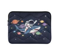 Concise Laptop Cases 15 pouces Astronaute Shark Planets Cartoon