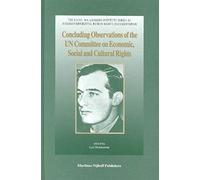 Concluding Observations Of The Un Committee On Economic, Social And Cultural Rights