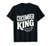 Concombre King Funny Vegetable Lover T-Shirt Graphique avec Valeur