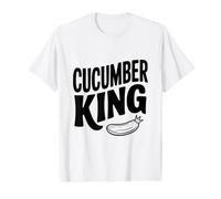 Concombre King Funny Vegetable Lover T-Shirt Graphique avec Valeur