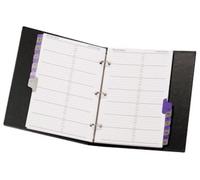 Concord CD6 Telephone Index Book Binder with Matching A-Z Index and 20 Sheets A5
