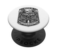 Concord Massachusetts MA Révolution américaine États-Unis Histoire PopSockets PopGrip Adhésif