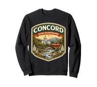 Concord, New Hampshire, Ville Souvenir, Capitale de l'État, Vintage Sweatshirt