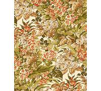 CONCORD WALLCOVERINGS ™ Papier peint temporaire à décoller et à coller, motif fleurs jaunes, papier peint temporaire, à coller sur papier peint à fleurs vertes, 53,3 cm x 5 m. 28,7 m², DC119078