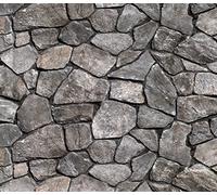 CONCORD WALLCOVERINGS ™ Papier peint temporaire autocollant 3D en pierre grise amovible pour cuisine, 53,3 cm x 5 m. 28,7 m², DC119072