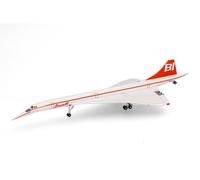 Herpa Maquette d'avion Braniff International Concorde N81AC 1/500 Métal Collection Sans socle