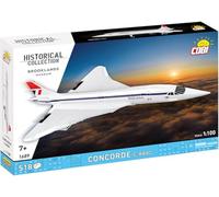 Cobi – Jeu de construction Concorde G-BBDG (1689) Bleu, blanc et rouge