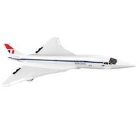 Cobi – Jeu de construction Concorde G-BBDG (1689) Bleu, blanc et rouge