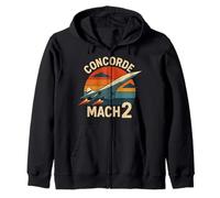 Concorde Supersonic Avion Mach 2 Sweat à Capuche