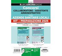 Concorsi collaboratore e assistente amministrativo nelle Aziende Sanitarie Locali. Kit di preparazione 2025