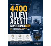 Concorso 4400 Allievi Agenti Polizia di Stato 2026 -Manuale ad Alta Leggibilità e Revisione Verificata: Teoria Chiara, Quiz Controllati, Schemi Operativi, Simulazioni Fedeli e Ripasso Rapido