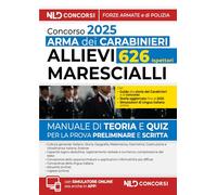 Concorso Arma dei Carabinieri allievi marescialli. Manuale con teoria e test. Con software di simulazione