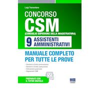 Concorso CSM (Consiglio superiore della magistratura) 9 Assistenti amministrativi