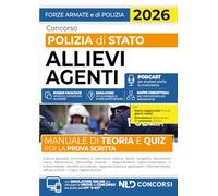 Concorso Polizia di Stato allievi agenti. Manuale di teoria e quiz per la prova scritta 2026