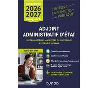 Concours Adjoint administratif d'Etat - 2026-2027 - Externe et interne Audrey Charmont (Auteur), Corinne Pelettier (Auteur), Marie-Virginie Speller (Auteur), Sylvie Beyssade (Auteur), Stephen Lédé (Au