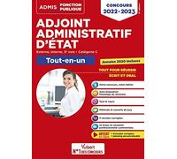 Concours Adjoint administratif d'État - Catégorie C - Tout-en-un: Concours 2022-2023