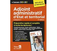 Concours Adjoint administratif d'Etat et territorial - Préparation rapide et complète à toutes les épreuves !: Concours 2020-2021