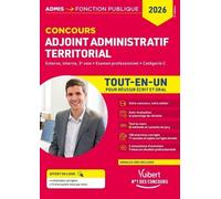 Concours Adjoint administratif territorial - Catégorie C - Tout-en-un