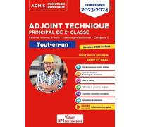 Concours Adjoint Technique Principal De 2e Classe - Externe, Interne, 3e Voie, Examen Professionnel, Catégorie C - Tout-En-Un