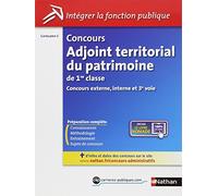 Concours Adjoint territorial du patrimoine de 1re atégorie C - Intégrer la fonction publique