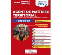 Concours Agent de maîtrise territorial 2025 - Catégorie C - Tout-en-un: Externe, interne, 3e voie, examen professionnel - Annales 2023 incluses