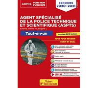 Concours Agent spécialisé de la police technique et scientifique (ASPTS) - Catégorie C - Tout-en-un: Concours 2020-2021