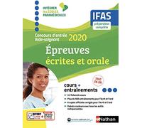 Concours aide-soignant - IFAS - Ecrit + Oral - Intégrer les écoles paramédicales - 2020