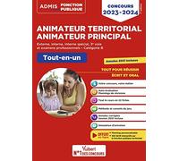 Concours Animateur territorial et Animateur principal - Catégorie B - Tout-en-un: Externe, interne, interne spécial, 3e voie et examens professionnels - Concours 2023-2024