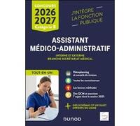 Concours Assistant médico-administratif 2026-2027 - Tout-en-un Clothilde Poppe (Auteur), Martine Daigneau (Auteur)