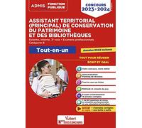 Concours Assistant Territorial, Assistant Principal De Conservation Du Patrimoine Et Des Bibliothèques - Tout-En-Un