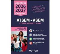 Concours ATSEM/ASEM - 100 Fiches et 1 000 QCM - 2026-2027 Corinne Pelletier (Auteur)