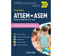 Concours ATSEM/ASEM L'oral en 180 questions 2023/2024 (2023)