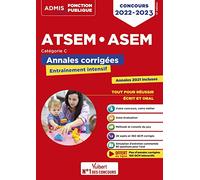 Concours ATSEM et ASEM - Catégorie C - Annales corrigées: Agent (territorial) spécialisé des écoles maternelles - 2022-2023