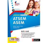 Concours ATSEM et ASEM - catégorie C - Intégrer la fonction publique (CONCOURS ADMINISTRATIFS t. 16)