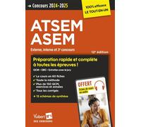 Concours ATSEM et ASEM - Catégorie C - Préparation rapide et complète à toutes les épreuves - Tout le cours en audio Agent (territorial) spécialisé des écoles maternelles - Concours externe, interne e