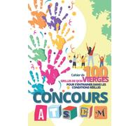 CONCOURS ATSEM QCM: Utilisez ce cahier de 100 grilles de QCM VIERGES, idéal pour vous accompagner dans la préparation du concours ATSEM