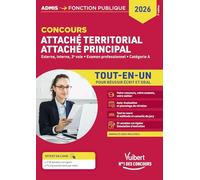 Concours Attaché territorial - Attaché principal - Catégorie A - Tout-en-un: Concours externe, interne, 3e voie et examen professionnel 2026-2027
