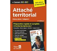 Concours Attaché territorial - Catégorie A - Préparation rapide et complète à toutes les épreuves !: Concours 2022