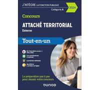 Concours Attaché territorial externe 2024: Tout-en-un (2023-2024)