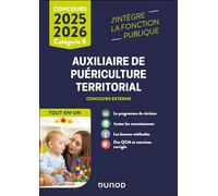 Concours Auxiliaire de puériculture territorial 2025-2026: Tout-en-un, Externe (2025-2026)