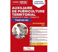 Concours Auxiliaire de puériculture territorial - Catégorie B - Tout-en-un: Concours 2025-2026